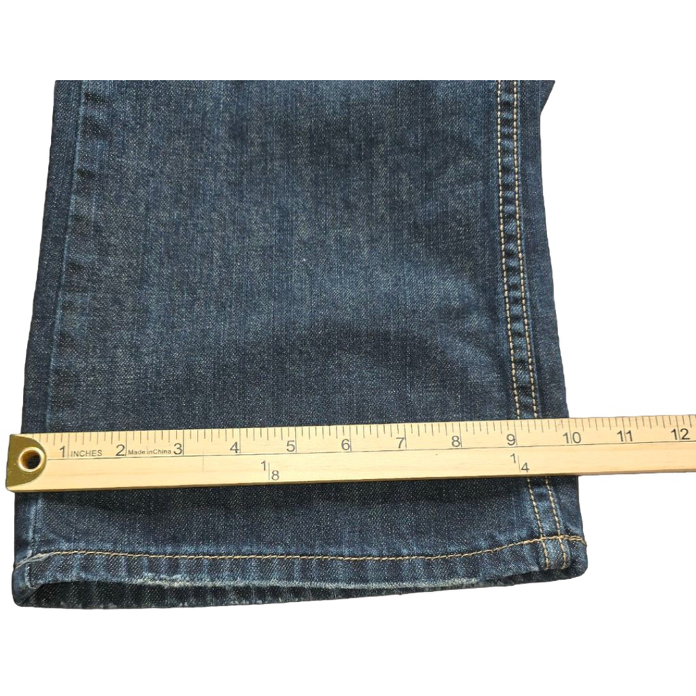 Buckle 1897 Bootcut Jeans Mens 38x30 Dark Wash Western Embroidered Denim - Picture 7 of 12